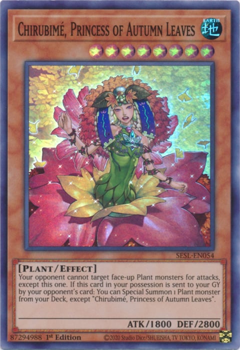 SESL-054 · Chirubimé, Principessa delle Foglie d'Autunno / Chirubimé, Princess of Autumn Leaves SR (ITA)