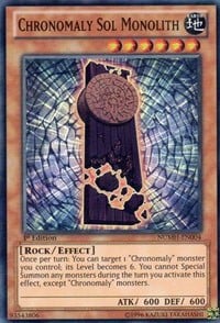 NUMH-004 · Cronomalia Monolito Sol / Chronomaly Sol Monolith SR (ITA)
