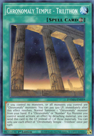 DAMA-059 · Cronomalia Tempio - Trilithon / Chronomaly Temple - Trilithon (ITA)