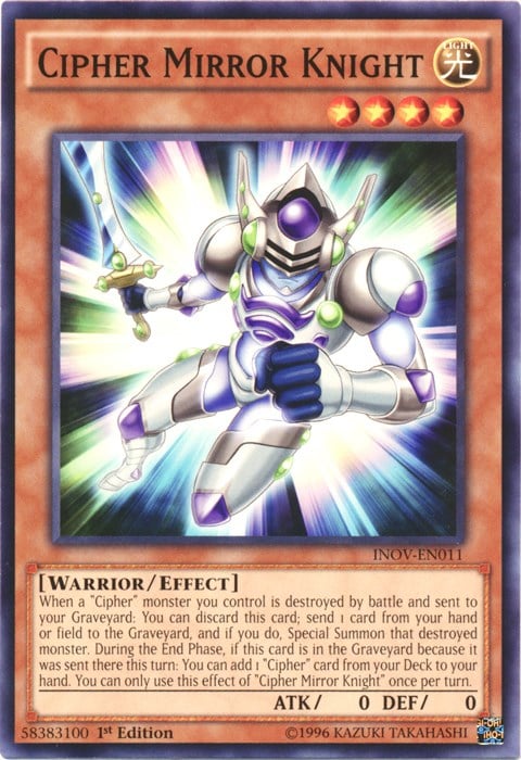 INOV-011 · Cipher Cavaliere Specchio / Cipher Mirror Knight (ITA)
