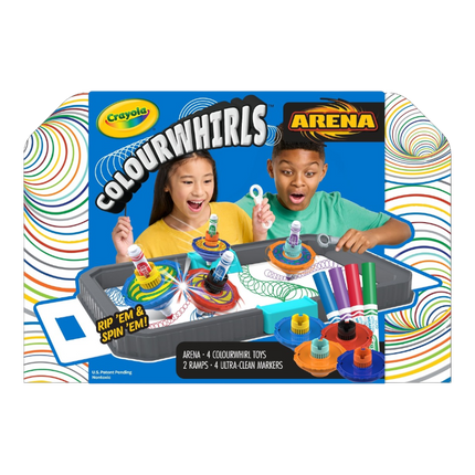 ColourWhirls la Trottola dei Colori, Arena per Sfide con 4 Trottole