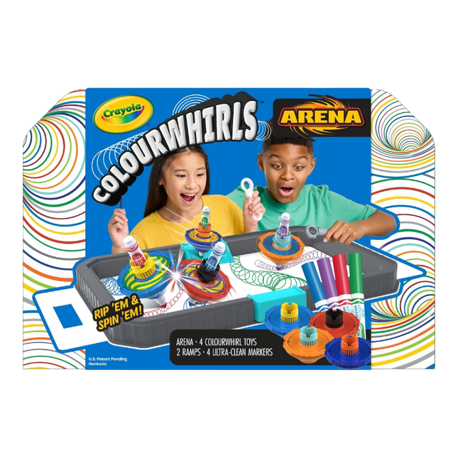 ColourWhirls la Trottola dei Colori, Arena per Sfide con 4 Trottole