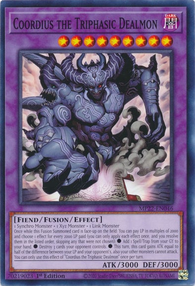 MP22-046 · Coordius il Pattemone Trifasico / Coordius the Triphasic Dealmon (ITA)