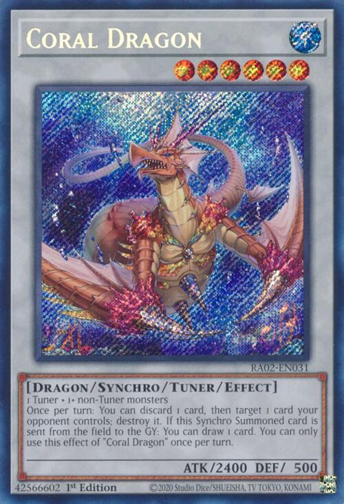 RA02-031sec · Drago Corallo / Coral Dragon SCR