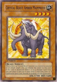 DP07-005 · Bestia Cristallo Mammut Ambra / Crystal Beast Amber Mammoth (ITA)
