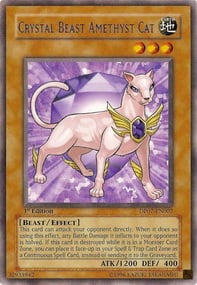 DP07-002 · Bestia Cristallo Gatto Ametista / Crystal Beast Amethyst Cat R (ITA)