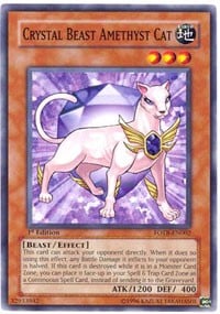 FOTB-002 · Bestia Cristallo Gatto Ametista / Crystal Beast Amethyst Cat (ITA)