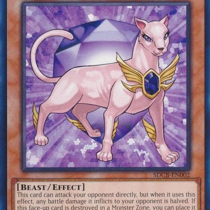 SDCB-002 · Bestia Cristallo Gatto Ametista / Crystal Beast Amethyst Cat (ITA)