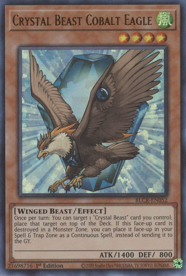 BLCR-052 · Bestia Cristallo Aquila Cobalto / Crystal Beast Cobalt Eagle UR (ITA)