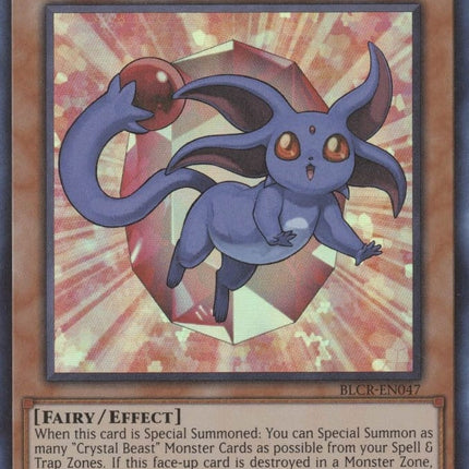 BLCR-047 · Bestia Cristallo Carbuncle Rubino / Crystal Beast Ruby Carbuncle UR (ITA)