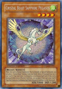 CT04-002sec · Bestia Cristallo Pegaso Zaffiro / Crystal Beast Sapphire Pegasus SCR (ITA)