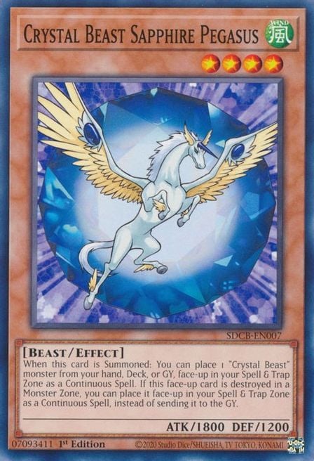SDCB-007 · Bestia Cristallo Pegaso Zaffiro / Crystal Beast Sapphire Pegasus (ITA)