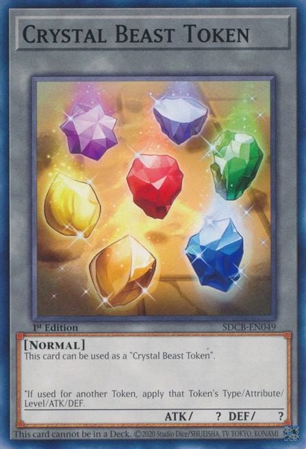 SDCB-049 · Crystal Beast Token (ITA)