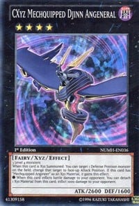NUMH-036 · CXyz Angenerale Djinn Mechquipaggiato / CXyz Mechquipped Djinn Angeneral SR (ITA)