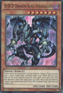 YS15-000 · D/D/D Pendragon Re del Drago / D/D/D Dragon King Pendragon UR (ITA)