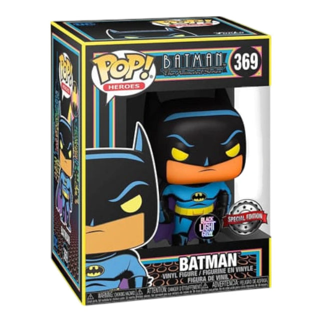 DC Comics Series POP! Heroes Vinyl Batman(Black Light) 9 cm