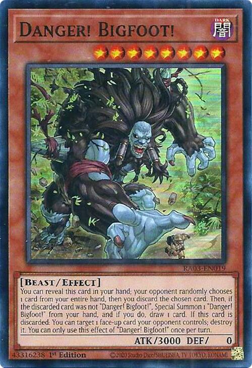 RA03-019 · Pericolo! Bigfoot! / Danger! Bigfoot! SR (ITA)