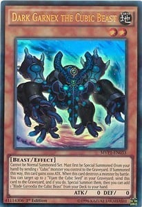 MVP1-033 · Garnex Nero la Bestia Cubica / Dark Garnex the Cubic Beast UR (ITA)