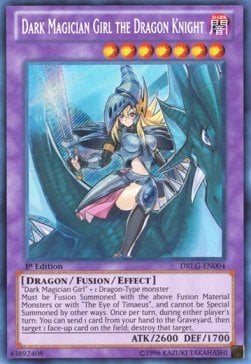 DRLG-004sec · Giovane Maga Nera, il Cavaliere del Drago / Dark Magician Girl the Dragon Knight SCR (ITA)
