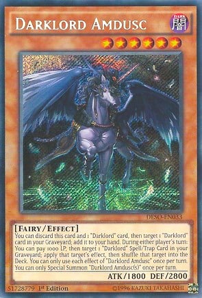 DESO-033sec · Signore Oscuro Amdusc / Darklord Amdusc SCR (ITA)