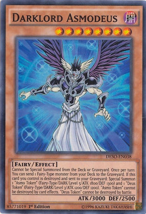 DESO-038 · Signore Oscuro Asmodeus / Darklord Asmodeus SR (ITA)