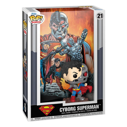 DC Comics - Cyborg Superman Funko Pop! Comic Cover Figure 9 cm