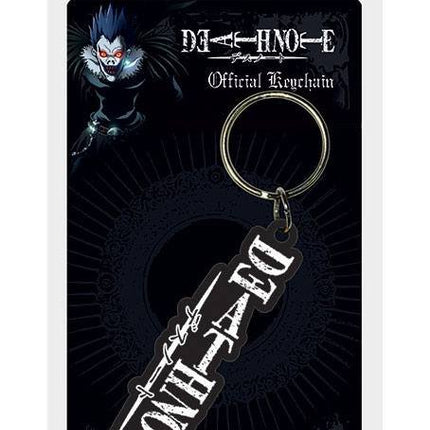 Death Note Rubber Keychain Logo 6 cm