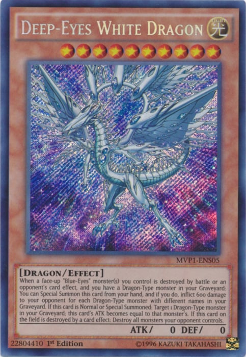 MVP1-005sec · Drago Bianco Occhi Profondi / Deep-Eyes White Dragon SCR (ITA)