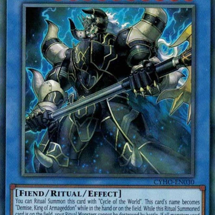 CYHO-030 · Demise, Supremo Re dell'Armageddon / Demise, Supreme King of Armageddon R (ITA)