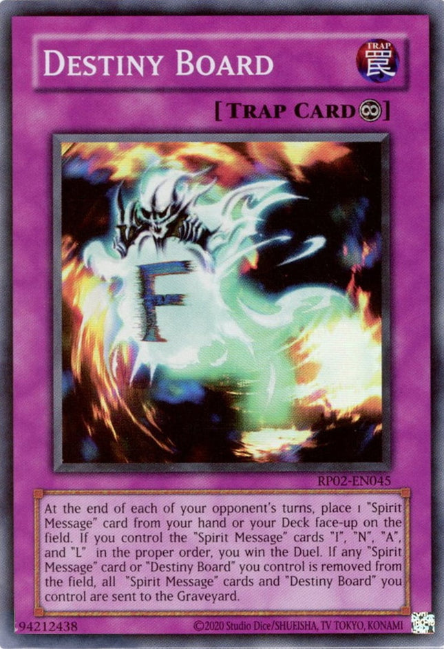 RP02-2025-045 · Tavola del Destino / Destiny Board SR (ITA)