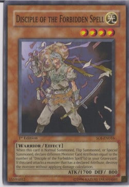 SOI-016 · Discepolo della Magia Proibita / Disciple of the Forbidden Spell (ITA)