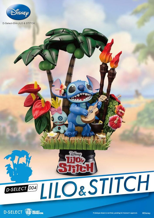 Disney Lilo & Stitch - Stitch D-Stage PVC Diorama 14 cm