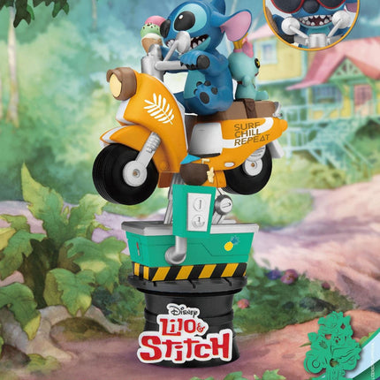 Stitch Summer Ride D-Stage PVC Diorama 16 cm - Lilo & Stitch