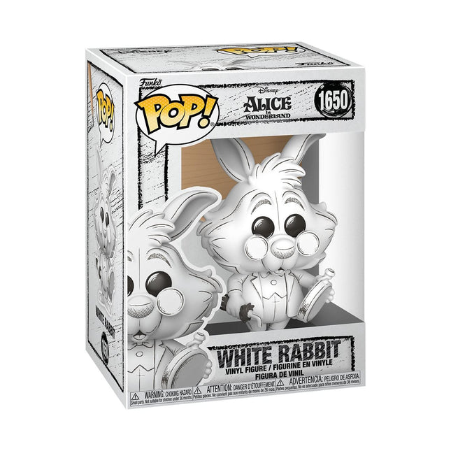 Disney POP! Vinyl Figure Sketched- White Rabbit 9 cm