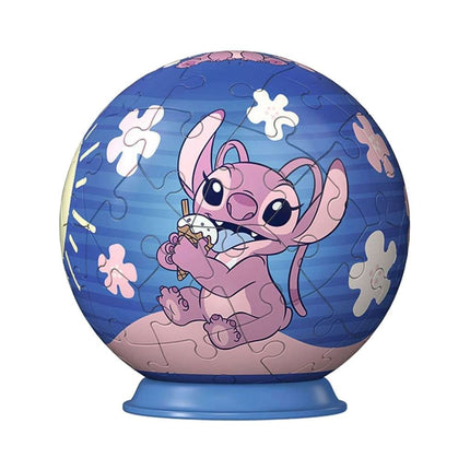 Disney Stitch 3D Puzzle Ball Angel (55 pieces)