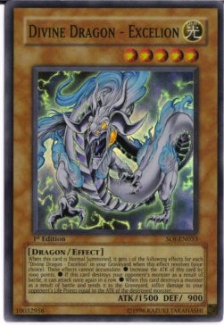 SOI-033 · Excelion - Drago Divino / Divine Dragon - Excelion SR (ITA)