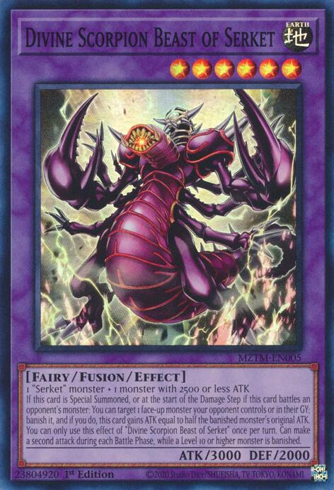 MZTM-005 · Divine Scorpion Beast of Serket SR (ITA)