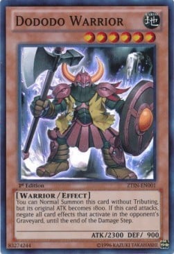 ZTIN-001 · Guerriero Dododo / Dododo Warrior SR (ITA)