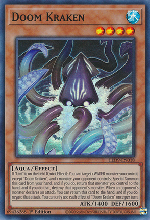LED9-018 · Kraken il Destino / Doom Kraken SR (ITA)