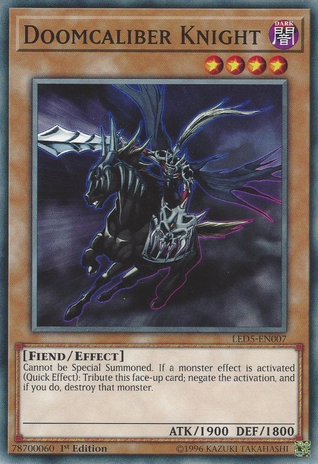 LED5-007 · Cavaliere della Scoperta del Teschio / Doomcaliber Knight (ITA)