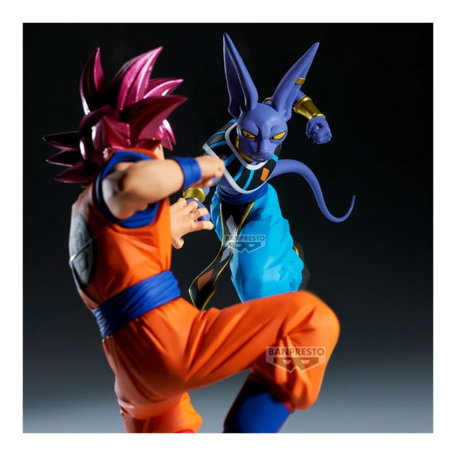 Dragon Ball Super – Beerus vs Goku Super Saiyan God - Match Makers Figure Banpresto