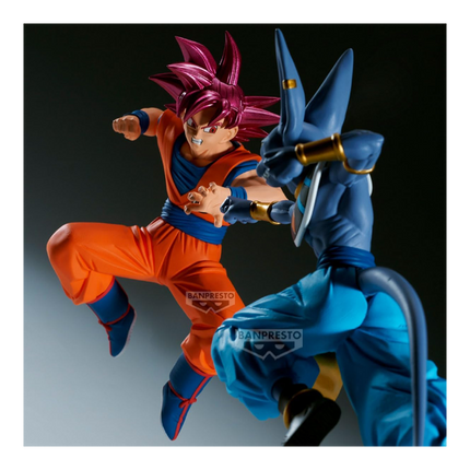 Dragon Ball Super – Goku Super Saiyan God vs Beerus - Match Makers Figure Banpresto