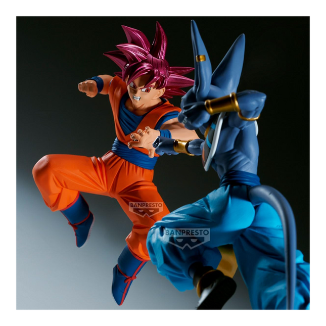Dragon Ball Super – Goku Super Saiyan God vs Beerus - Match Makers Figure Banpresto