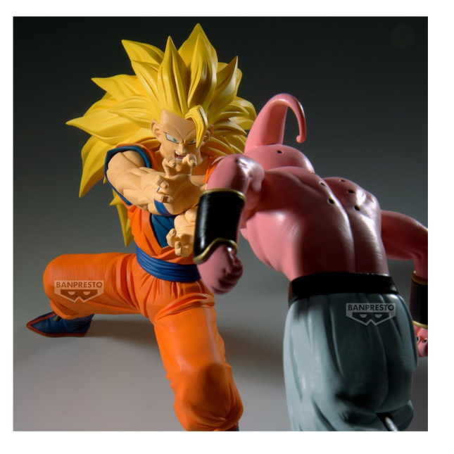 Dragon Ball Z – Goku Super Saiyan 3 vs Majin Buu (Pure) - Match Makers Figure Banpresto