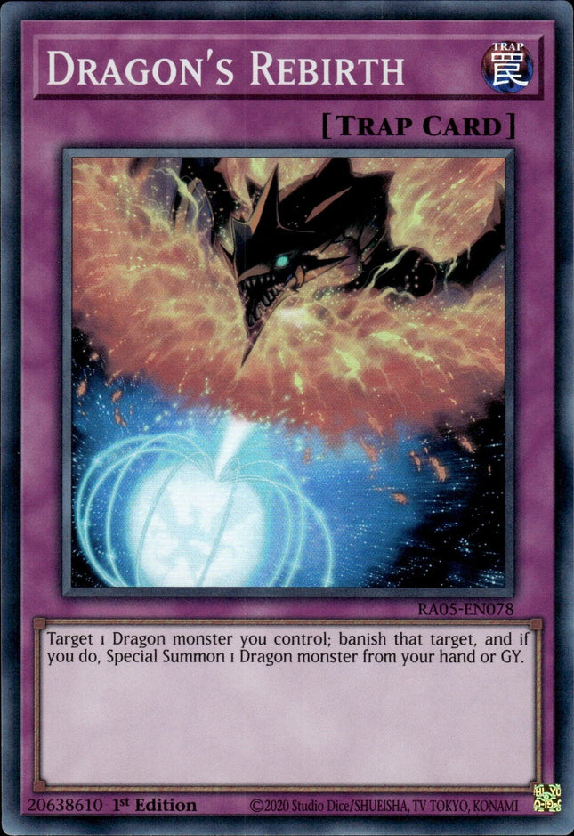 RA05-078sr · Rinascita del Drago / Dragon's Rebirth SR (ITA)