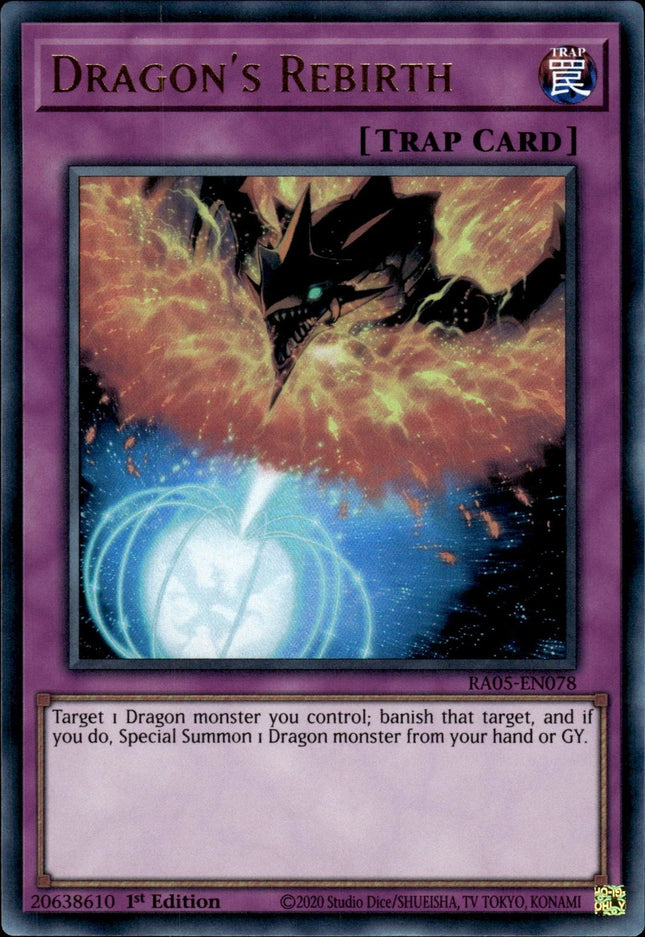 RA05-078ur · Rinascita del Drago / Dragon's Rebirth UR (ITA)