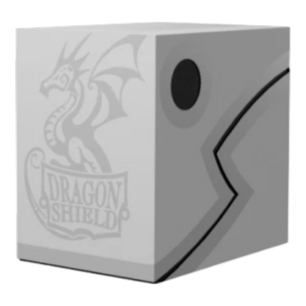 Dragon Shield – Double Shell Deck Box 150 Cards - Ashen White/Black