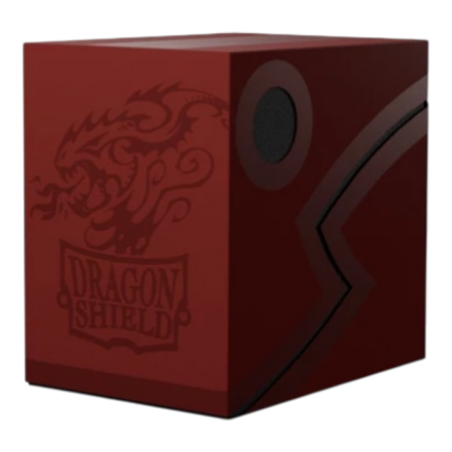 Dragon Shield – Double Shell Deck Box 150 Cards - Blood Red/Black