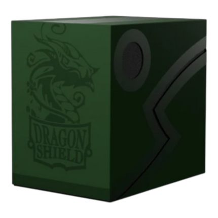 Dragon Shield – Double Shell Deck Box 150 Cards - Forest Green/Black