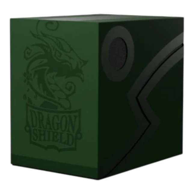 Dragon Shield – Double Shell Deck Box 150 Cards - Forest Green/Black